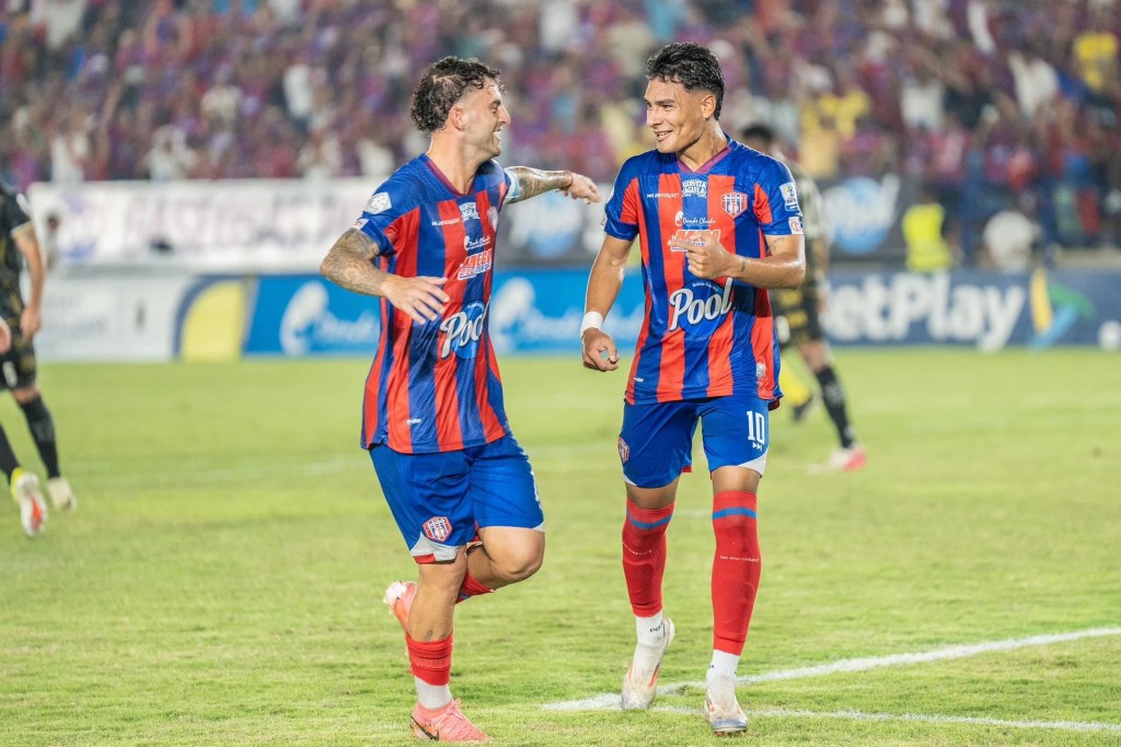 Jannenson Sarmiento fue la figura del partido con dos goles y una asistencia./ Fotografía Prensa Unión Magdalena.