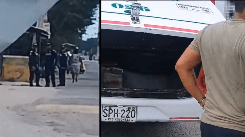 En video denuncian robo a pasajeros de un bus en&nbsp;Tasajera