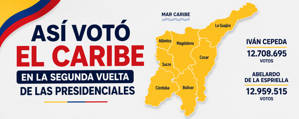 Así votó el Caribe en la Segunda vuelta&nbsp;presidencial